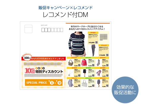 レコメンド付DM